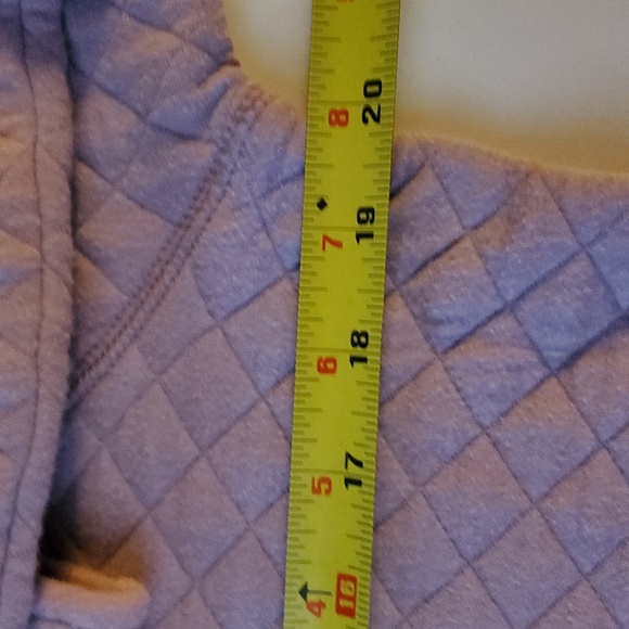 Womens Duluth Trading Quilted Funnelneck Tunic Pullover Size Small Big Pocket - Picture 8 of 9